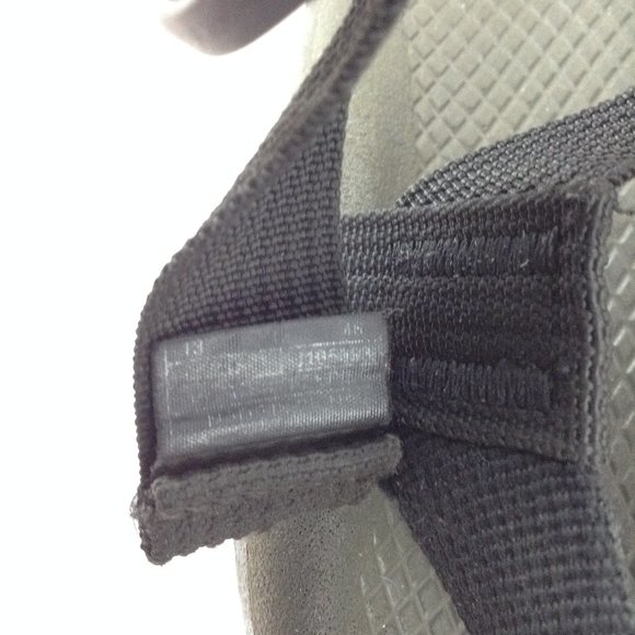 Chaco Black Nylon Adjustable Straps Open Toe EcoTread Sandals - Picture 9 of 11
